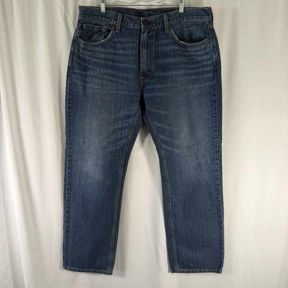 Levi's 559 Relaxed Straight Fit Jeans Men's 38x32 Medium Wash Denim Pockets